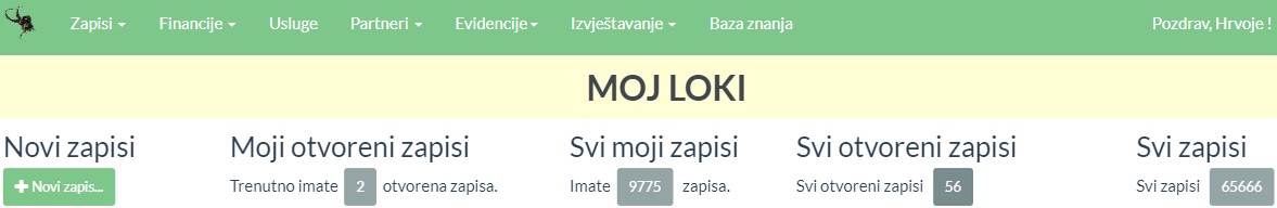 Loki sučelje